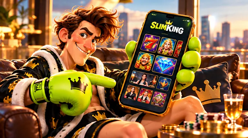 SlimKing lobby on a smartphone